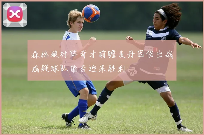 森林狼对阵奇才前瞻麦丹因伤出战成疑球队能否迎来胜利